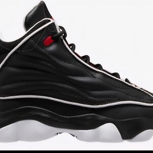 Boys JORDAN Black and White Athletic Shoes